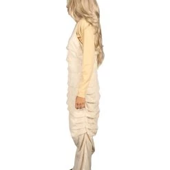 HPO Adult Women's The Movie Star Cream Celebrity Hollywood Costume | White Cosplay Costume