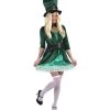 HPO Adult Women's Luscious Leprechaun Costume | Green Halloween Costume