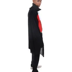 HPO Adult Men's Classic Vampire 3Pc Costume | Black And Red Halloween Costume