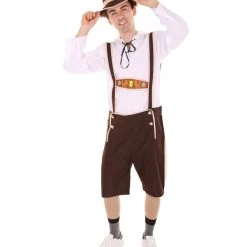 HPO Adult Men's Oktoberfest 3 Pc Costume | Multi Color Cosplay Costume