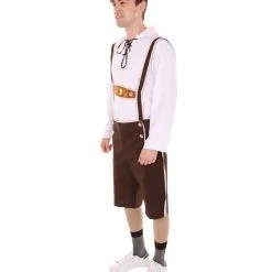 HPO Adult Men's Oktoberfest 3 Pc Costume | Multi Color Cosplay Costume 10 HPO Adult Men's Oktoberfest 3 Pc Costume | Multi Color Cosplay Costume