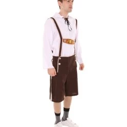 HPO Adult Men's Oktoberfest 3 Pc Costume | Multi Color Cosplay Costume 14 HPO Adult Men's Oktoberfest 3 Pc Costume | Multi Color Cosplay Costume