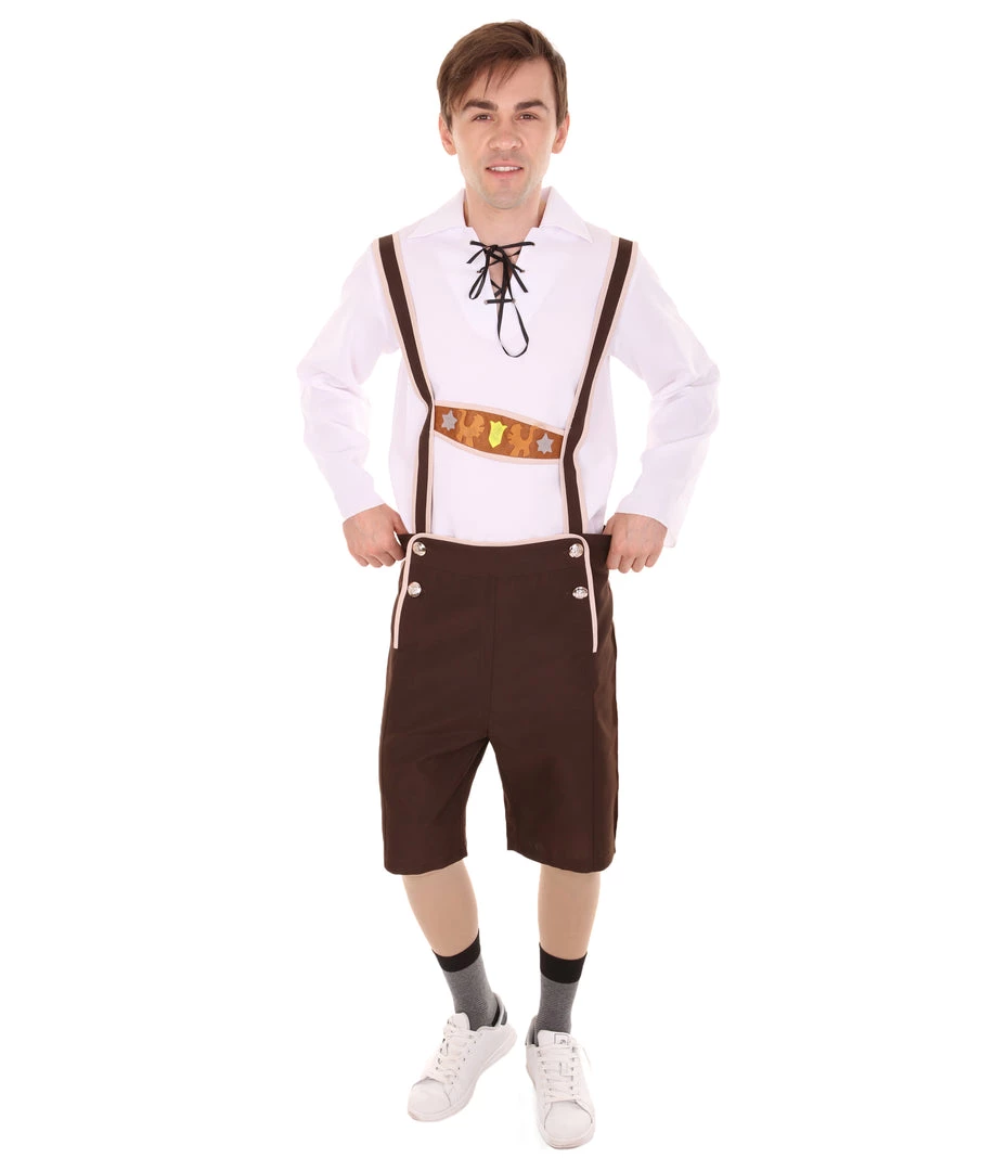 HPO Adult Men's Oktoberfest 3 Pc Costume | Multi Color Cosplay Costume 2 HPO Adult Men's Oktoberfest 3 Pc Costume | Multi Color Cosplay Costume