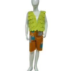 HPO Child's Trolls Branch Costume | Lime & Yellow Halloween Costume Kids