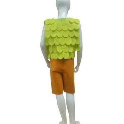 HPO Child's Trolls Branch Costume | Lime & Yellow Halloween Costume Kids