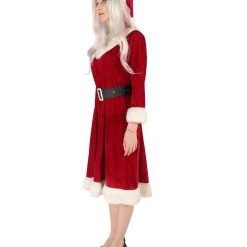 HPO Adult Women's Mrs. Santa Claus Costume | Red Christmas Costume
