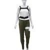 HPO Adult Women's Adventurer Costume| Black & White Cosplay Costume