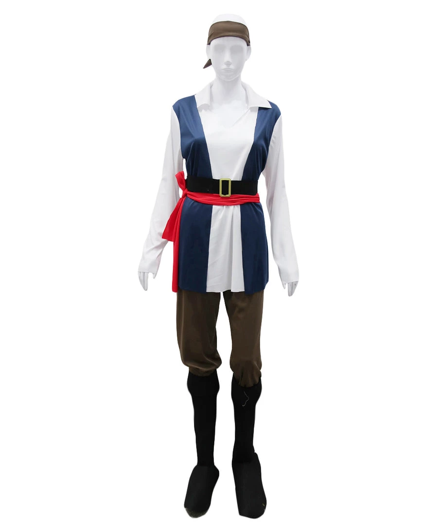 HPO Adult Women's Seven Seas Sweetie Pirate Costume | Multi Halloween Costume 1 HPO Adult Women's Seven Seas Sweetie Pirate Costume | Multi Halloween Costume