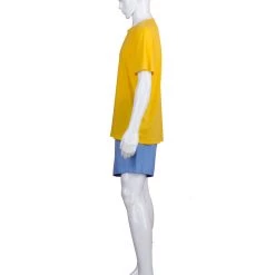 HPO Adult Men's Burgers Carton TV/Movie Costume | Yellow & Blue Cosplay Costume