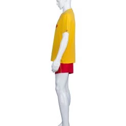 HPO Adult Men's Lifeguard TV/Movie Costume | Red & Yellow Cosplay Costume