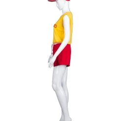 HPO Adult Women's Lifeguard TV/Movie Costume | Red & Yellow Cosplay Costume