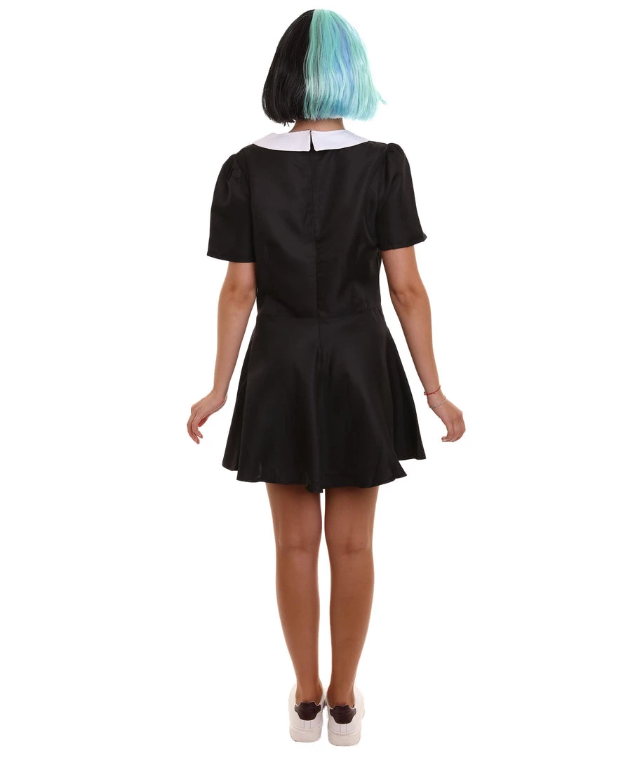 HPO Adult Women's Gothic Darling Dress Celebrity Costume | Black Cosplay Costume 5 HPO Adult Women's Gothic Darling Dress Celebrity Costume | Black Cosplay Costume