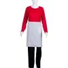 HPO Adult Women's Burgers Carton TV/Movie Costume | Red & White Cosplay Costume