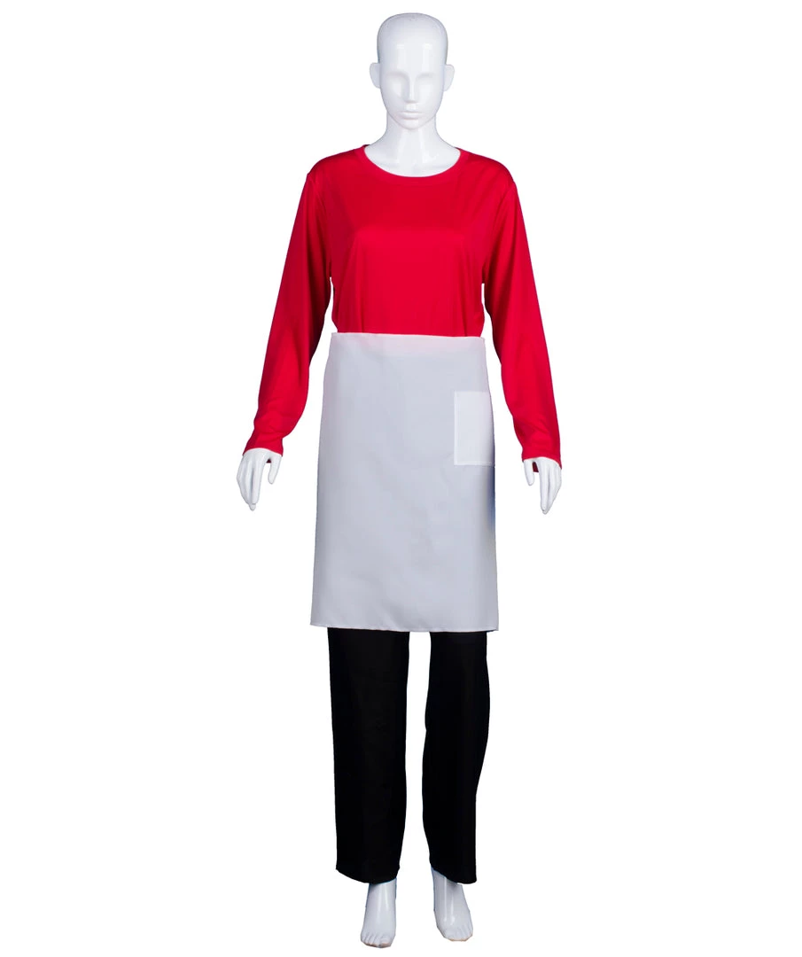 HPO Adult Women's Burgers Carton TV/Movie Costume | Red & White Cosplay Costume 1 HPO Adult Women's Burgers Carton TV/Movie Costume | Red & White Cosplay Costume