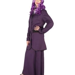 HPO Adult Women's Missy Mistress TV/Movie Costume | Purple Cosplay Costume