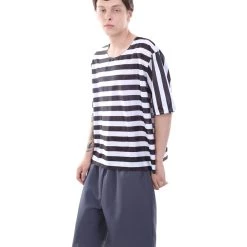 HPO Adult Men's Striped TV/Movie Costume | Black And White Cosplay Costume 9 HPO Adult Men's Striped TV/Movie Costume | Black And White Cosplay Costume