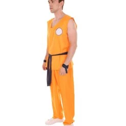 HPO Adult Men's Fighter TV / Movie Costume | Orange Halloween Costume 11 HPO Adult Men's Fighter TV / Movie Costume | Orange Halloween Costume