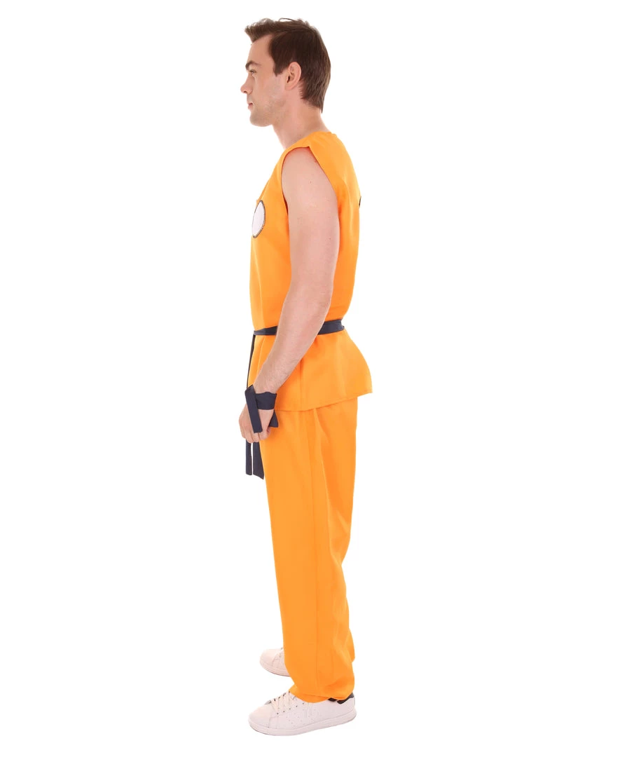 HPO Adult Men's Fighter TV / Movie Costume | Orange Halloween Costume 4 HPO Adult Men's Fighter TV / Movie Costume | Orange Halloween Costume
