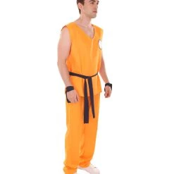 HPO Adult Men's Fighter TV / Movie Costume | Orange Halloween Costume 15 HPO Adult Men's Fighter TV / Movie Costume | Orange Halloween Costume
