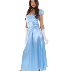 HPO Adult Women's Aristocrat Socialite Dress 20s Costume |Medium Blue Cosplay Costume 9 HPO Adult Women's Aristocrat Socialite Dress 20s Costume |Medium Blue Cosplay Costume