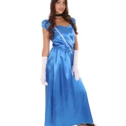 HPO Adult Women's Aristocrat Socialite Dress 20s Costume | Royal Blue Cosplay Costume 14 HPO Adult Women's Aristocrat Socialite Dress 20s Costume | Royal Blue Cosplay Costume