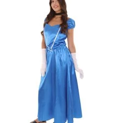 HPO Adult Women's Aristocrat Socialite Dress 20s Costume | Royal Blue Cosplay Costume 11 HPO Adult Women's Aristocrat Socialite Dress 20s Costume | Royal Blue Cosplay Costume