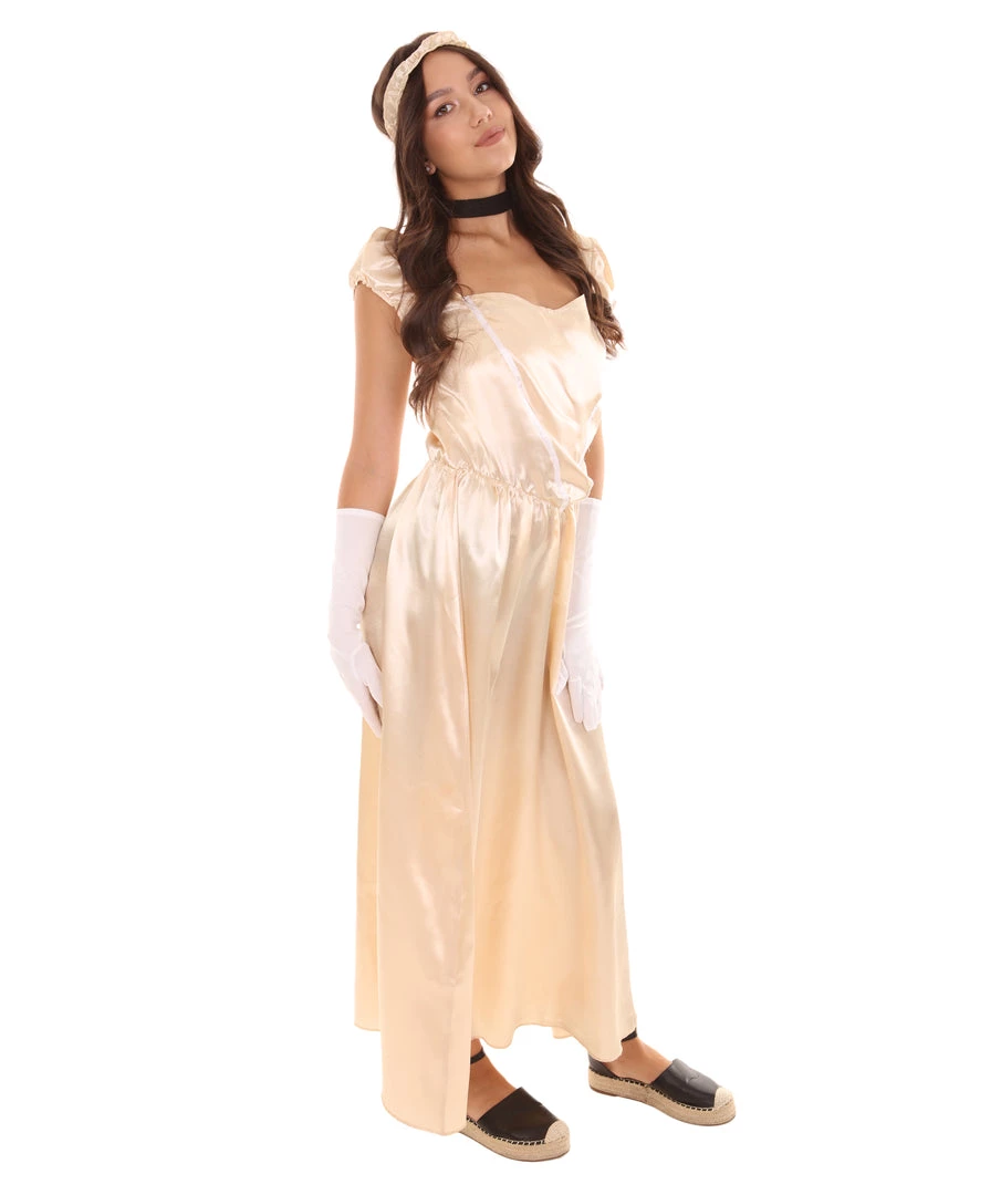 HPO Adult Women's Aristocrat Socialite Dress 20s Costume | Copper Cosplay Costume 5 HPO Adult Women's Aristocrat Socialite Dress 20s Costume | Copper Cosplay Costume