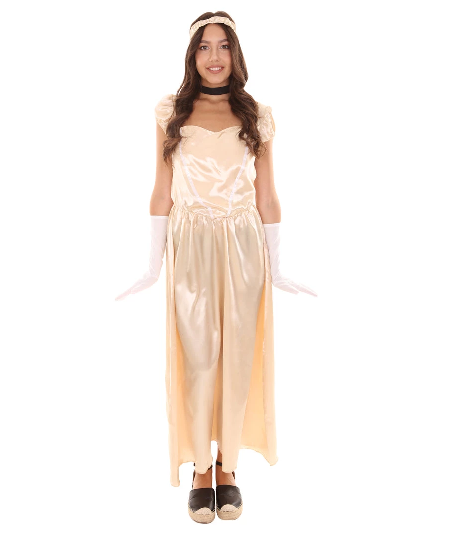 HPO Adult Women's Aristocrat Socialite Dress 20s Costume | Copper Cosplay Costume 2 HPO Adult Women's Aristocrat Socialite Dress 20s Costume | Copper Cosplay Costume