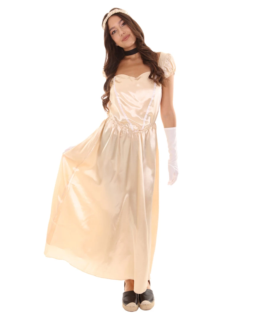 HPO Adult Women's Aristocrat Socialite Dress 20s Costume | Copper Cosplay Costume 6 HPO Adult Women's Aristocrat Socialite Dress 20s Costume | Copper Cosplay Costume
