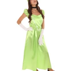 HPO Adult Women's Aristocrat Socialite Dress 20s Costume | Lime Cosplay Costume 14 HPO Adult Women's Aristocrat Socialite Dress 20s Costume | Lime Cosplay Costume