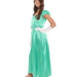 HPO Adult Women's Aristocrat Socialite Dress 20s Costume | Green Cosplay Costume