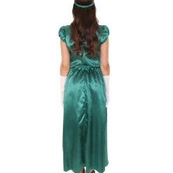 HPO Adult Women's Aristocrat Socialite Dress 20s Costume | Dark Green Cosplay Costume 12 HPO Adult Women's Aristocrat Socialite Dress 20s Costume | Dark Green Cosplay Costume