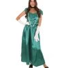 HPO Adult Women's Aristocrat Socialite Dress 20s Costume | Dark Green Cosplay Costume