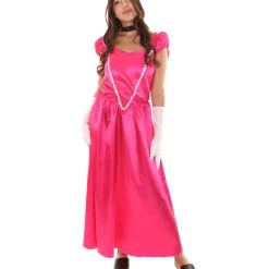 HPO Adult Women's Aristocrat Socialite Dress 20s Costume | Dark Pink Cosplay Costume 12 HPO Adult Women's Aristocrat Socialite Dress 20s Costume | Dark Pink Cosplay Costume