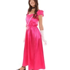 HPO Adult Women's Aristocrat Socialite Dress 20s Costume | Dark Pink Cosplay Costume 10 HPO Adult Women's Aristocrat Socialite Dress 20s Costume | Dark Pink Cosplay Costume