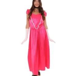 HPO Adult Women's Aristocrat Socialite Dress 20s Costume | Pink Cosplay Costume