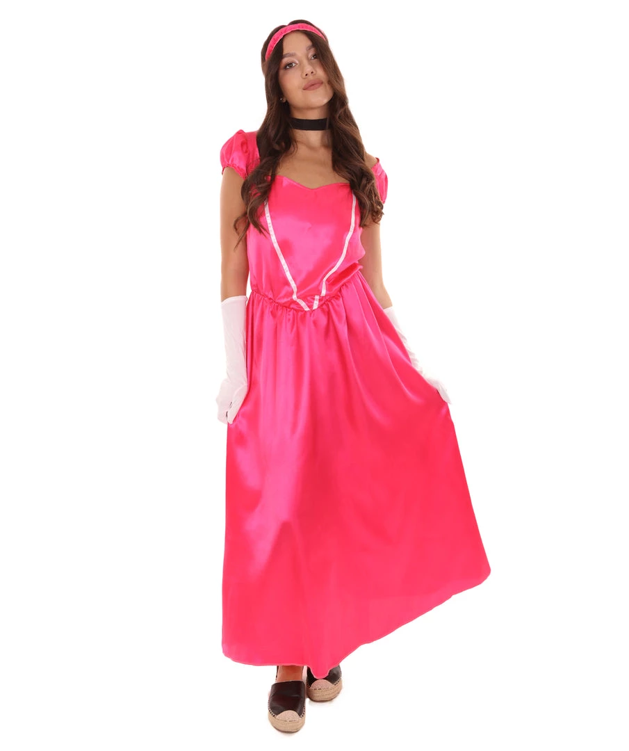 HPO Adult Women's Aristocrat Socialite Dress 20s Costume | Pink Cosplay Costume 6 HPO Adult Women's Aristocrat Socialite Dress 20s Costume | Pink Cosplay Costume