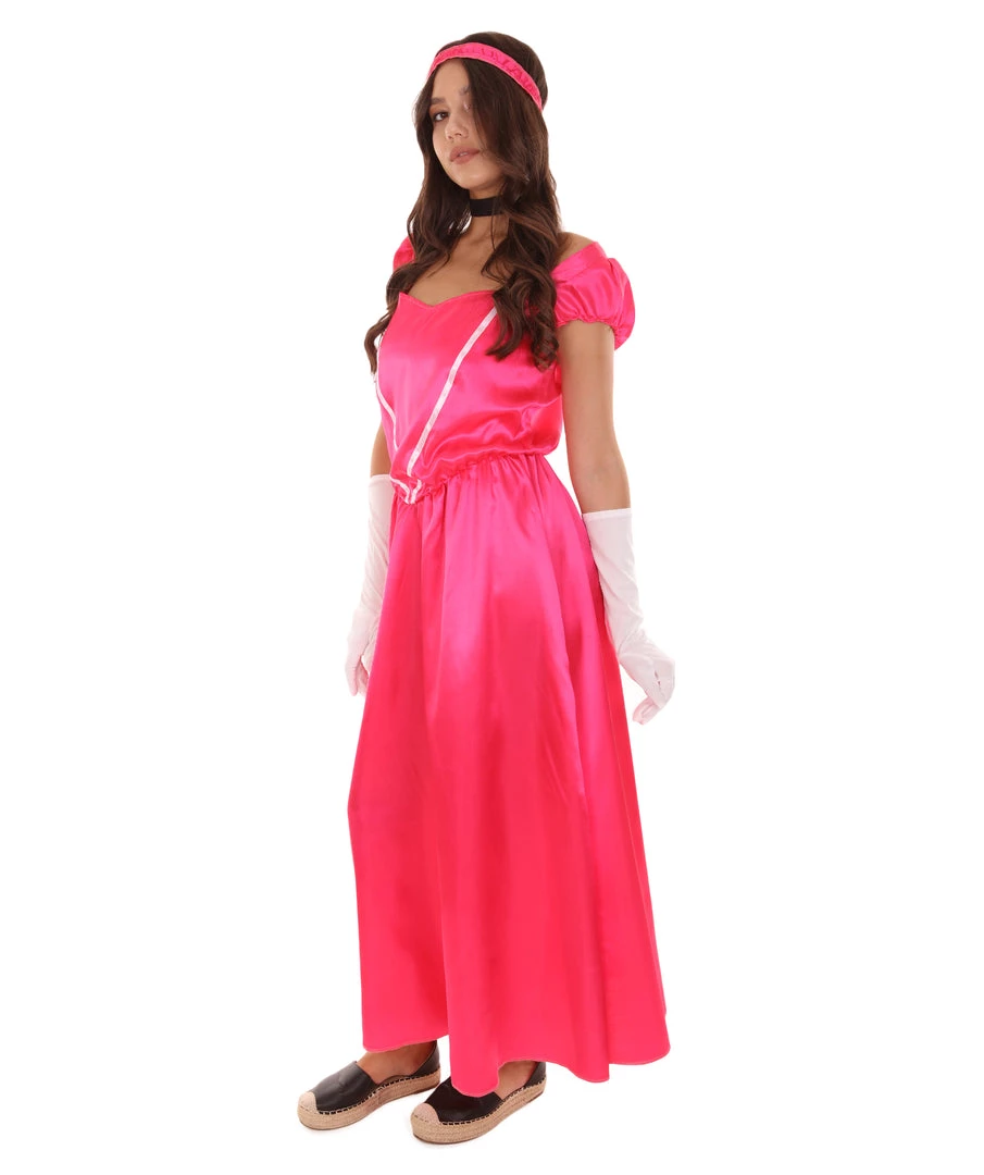 HPO Adult Women's Aristocrat Socialite Dress 20s Costume | Pink Cosplay Costume 3 HPO Adult Women's Aristocrat Socialite Dress 20s Costume | Pink Cosplay Costume