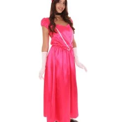 HPO Adult Women's Aristocrat Socialite Dress 20s Costume | Pink Cosplay Costume 11 HPO Adult Women's Aristocrat Socialite Dress 20s Costume | Pink Cosplay Costume
