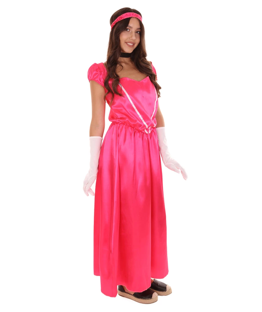 HPO Adult Women's Aristocrat Socialite Dress 20s Costume | Pink Cosplay Costume 5 HPO Adult Women's Aristocrat Socialite Dress 20s Costume | Pink Cosplay Costume