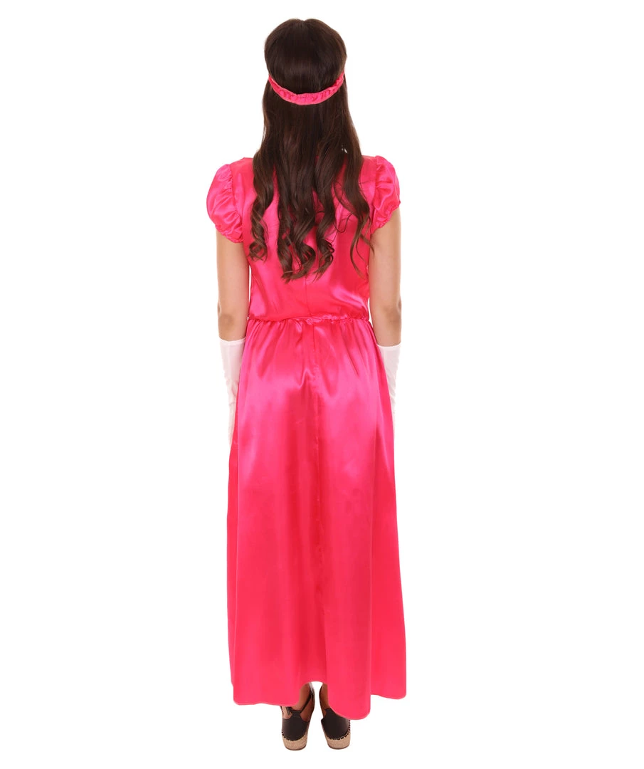 HPO Adult Women's Aristocrat Socialite Dress 20s Costume | Pink Cosplay Costume 4 HPO Adult Women's Aristocrat Socialite Dress 20s Costume | Pink Cosplay Costume