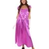 HPO Adult Women's Aristocrat Socialite Dress 20_ã_s Costume | Medium Purple Cosplay Costume