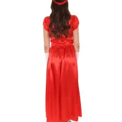 HPO Adult Women's Aristocrat Socialite Dress 20s Costume | Red Cosplay Costume 12 HPO Adult Women's Aristocrat Socialite Dress 20s Costume | Red Cosplay Costume