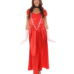HPO Adult Women's Aristocrat Socialite Dress 20s Costume | Red Cosplay Costume