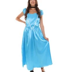 HPO Adult Women's Aristocrat Socialite Dress 20s Costume | Lake Blue Cosplay Costume