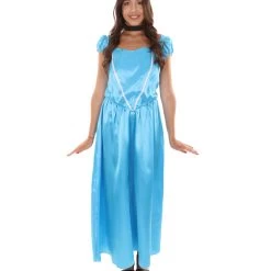 HPO Adult Women's Aristocrat Socialite Dress 20s Costume | Lake Blue Cosplay Costume