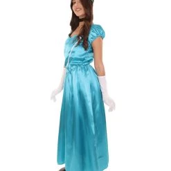 HPO Adult Women's Aristocrat Socialite Dress 20s Costume | Aqua Blue Cosplay Costume