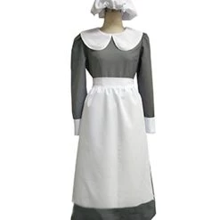 HPO Adult Women's Maid Costume | Grey And White Cosplay Costume