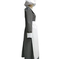 HPO Adult Women's Maid Costume | Grey And White Cosplay Costume