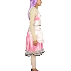 HPO Adult Women's Sexy French Maid Uniform Costume | Light Pink Cosplay Costume